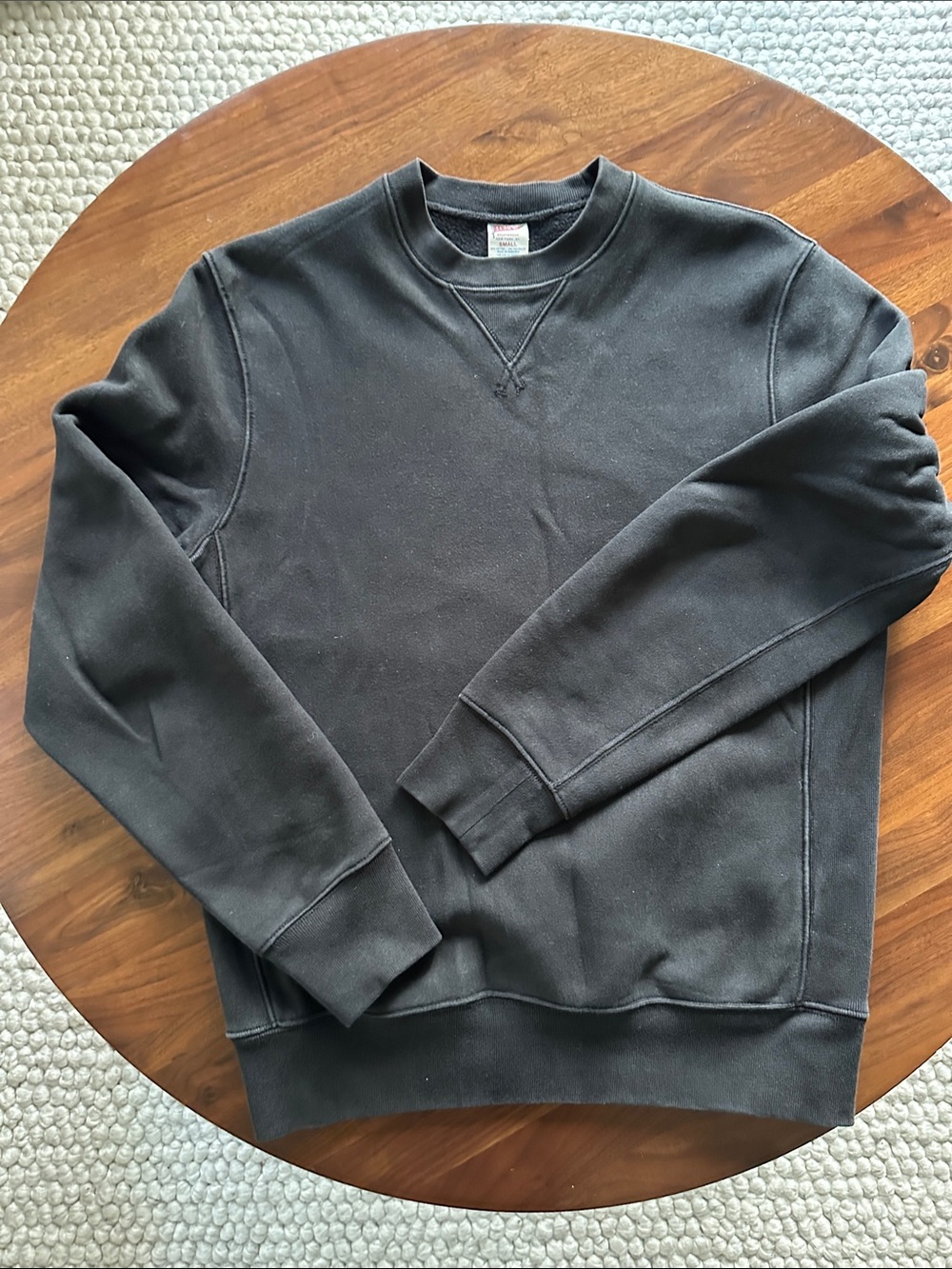 J. Crew Black Crewneck Sweatshirt